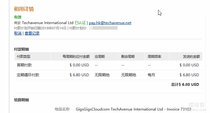 GigsGigsCloud取消协议